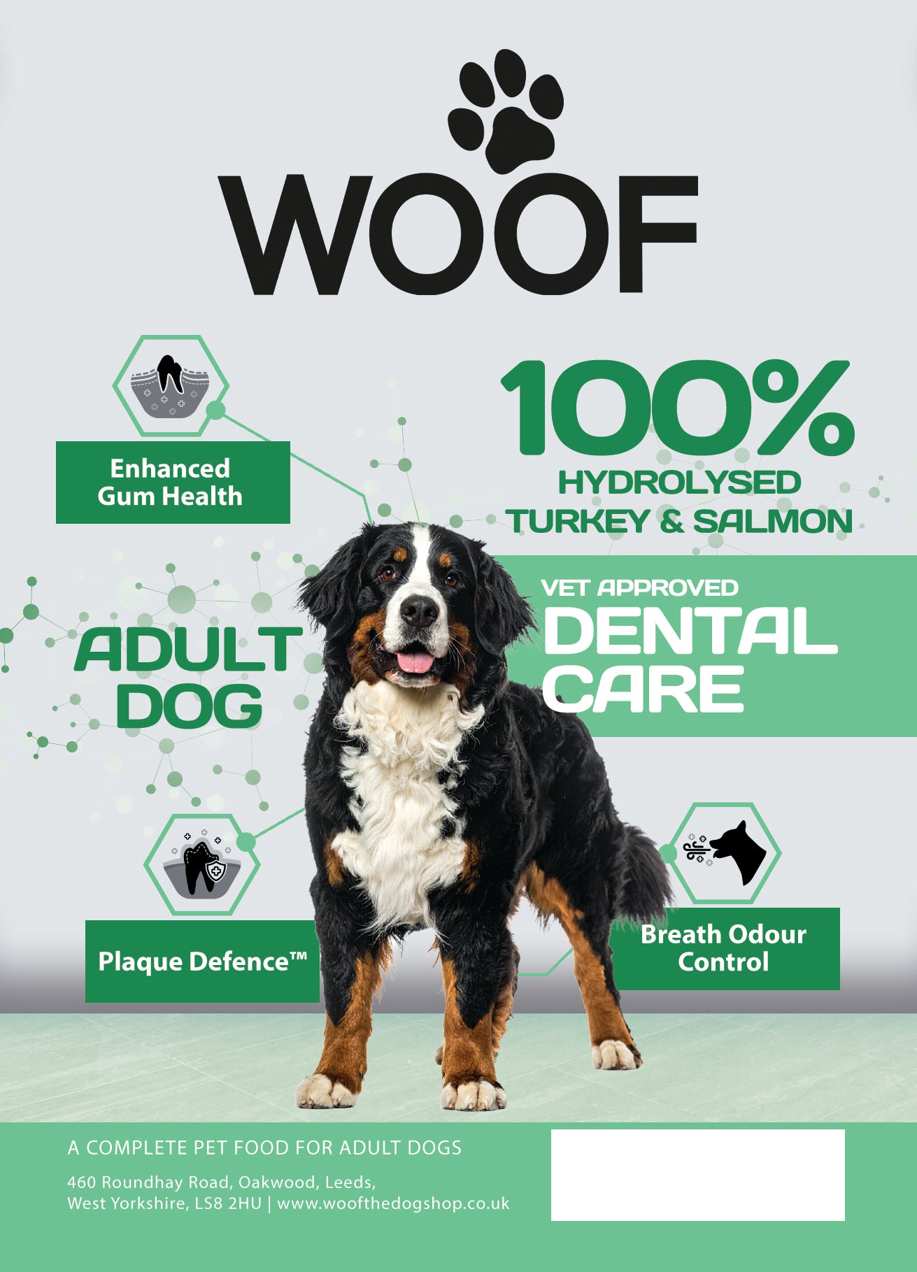 WOOF Dental Care Hydrolysed Dry Dog Food