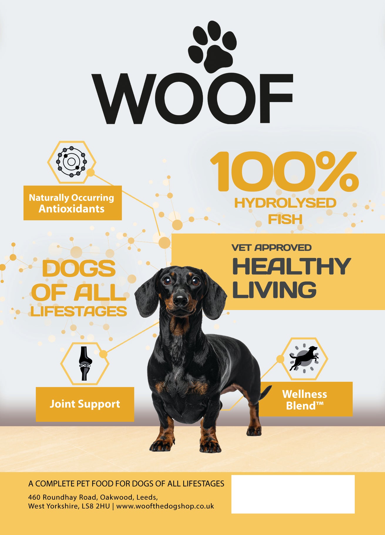 WOOF Healthy Living Hydrolysed Dry Dog Food