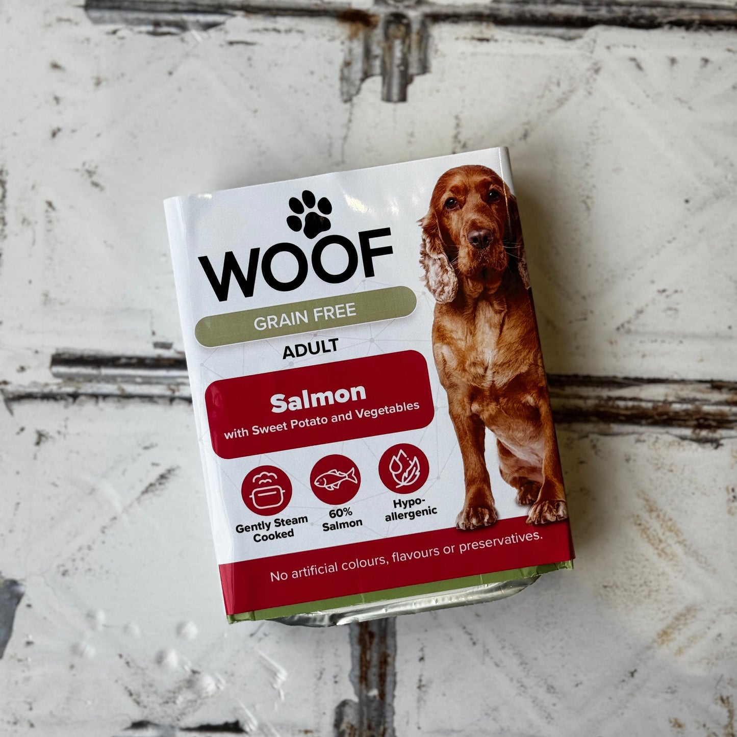 Woof Signature Collection Wet Food Tray - Salmon & Sweet Potato