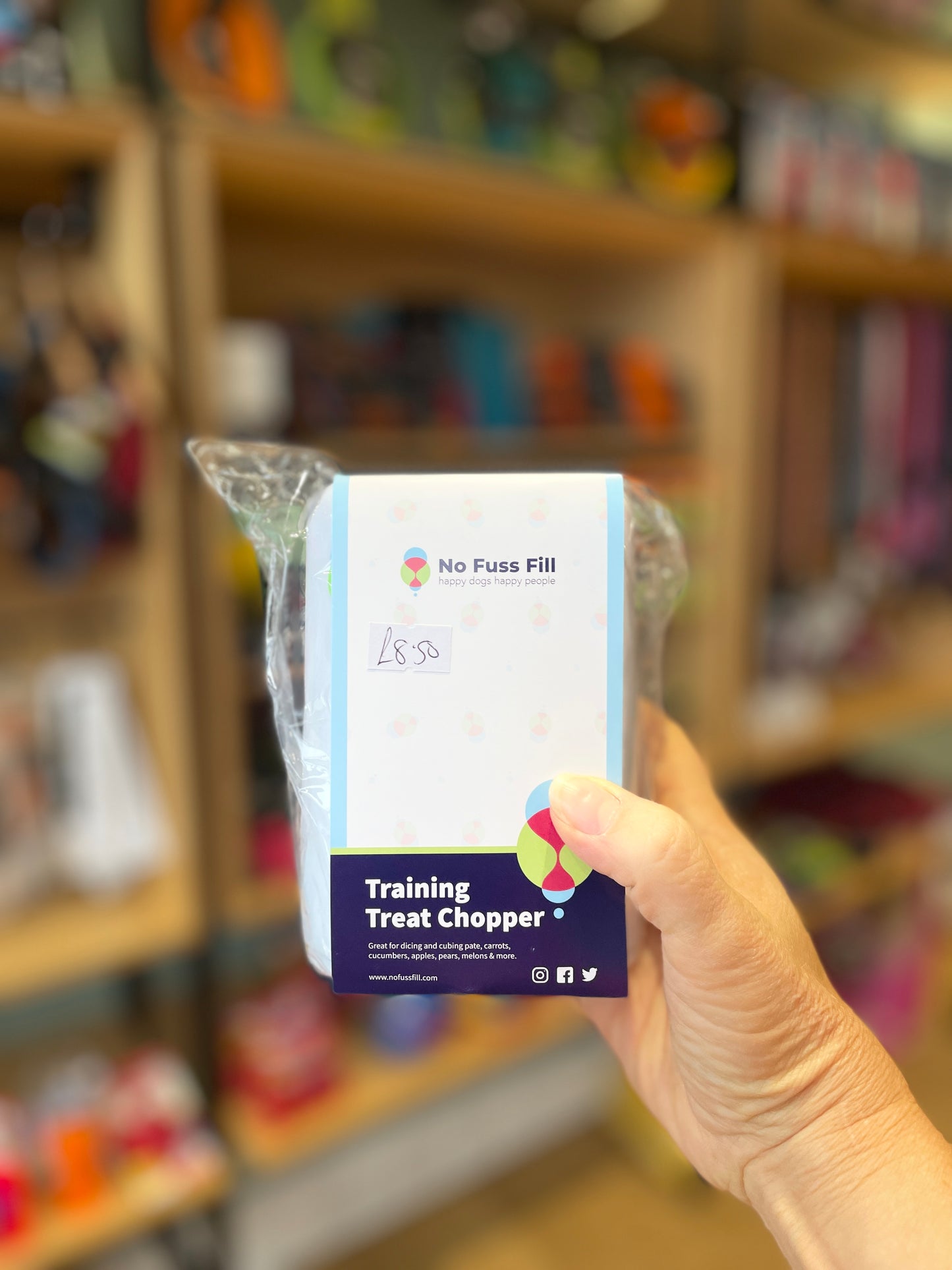 No Fuss Fill Training Treat Chopper