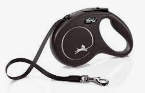 Flexi Classic Retractable Lead - Black 5M