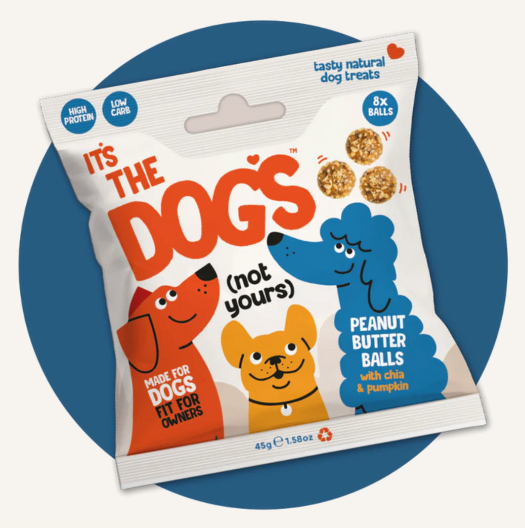 It's The Dogs Peanut butter balls with chia & pumpkin