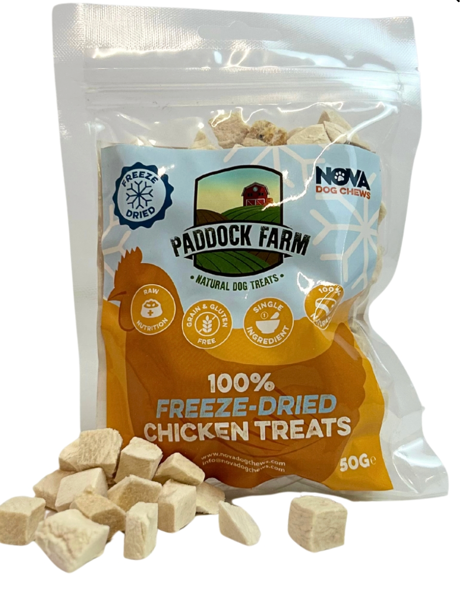 Paddock Farm Freeze Dried Chicken Treats 50g