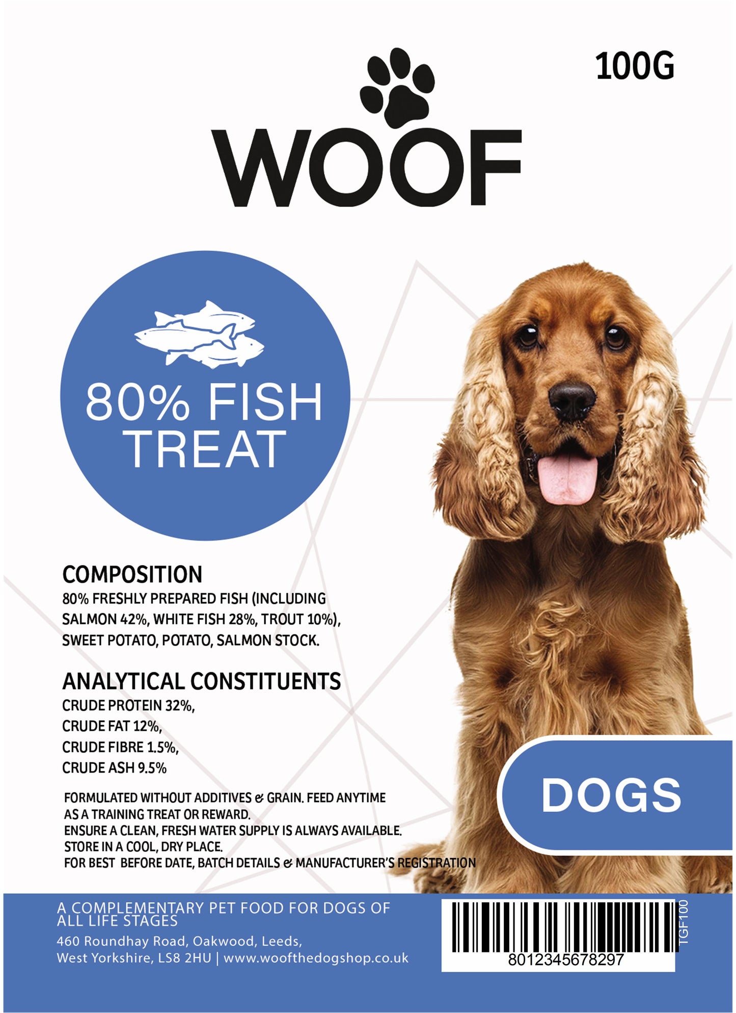 WOOF 80% Fish Treats