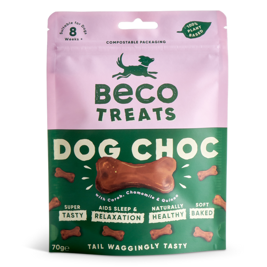 Beco Dog Treats Dog Choc with Carob, Chamomile & Quinoa,