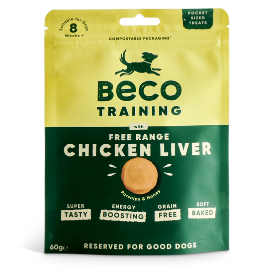 Beco Dog Treats Free Range Chicken Liver with Parsley, Parsnips & Honey