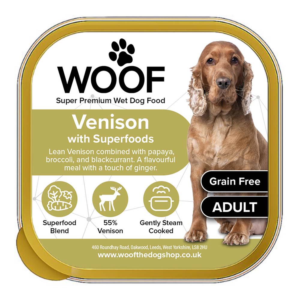 Woof Super Premium Wet Food Tray - various flavours