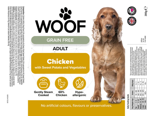 Woof Signature Collection Wet Food Tray - various flavours