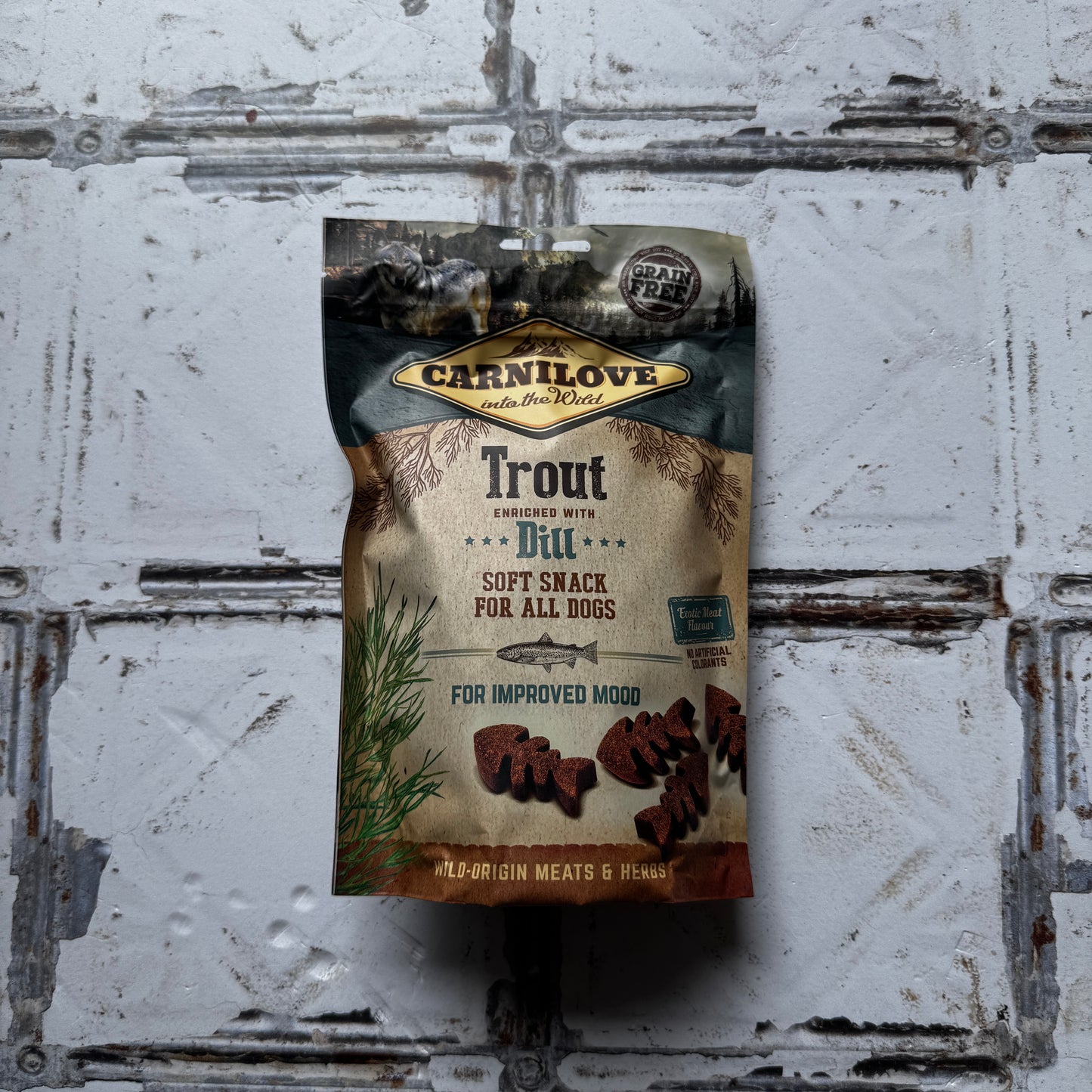 Carnilove Trout Enriched with Dill Soft Snack 200g