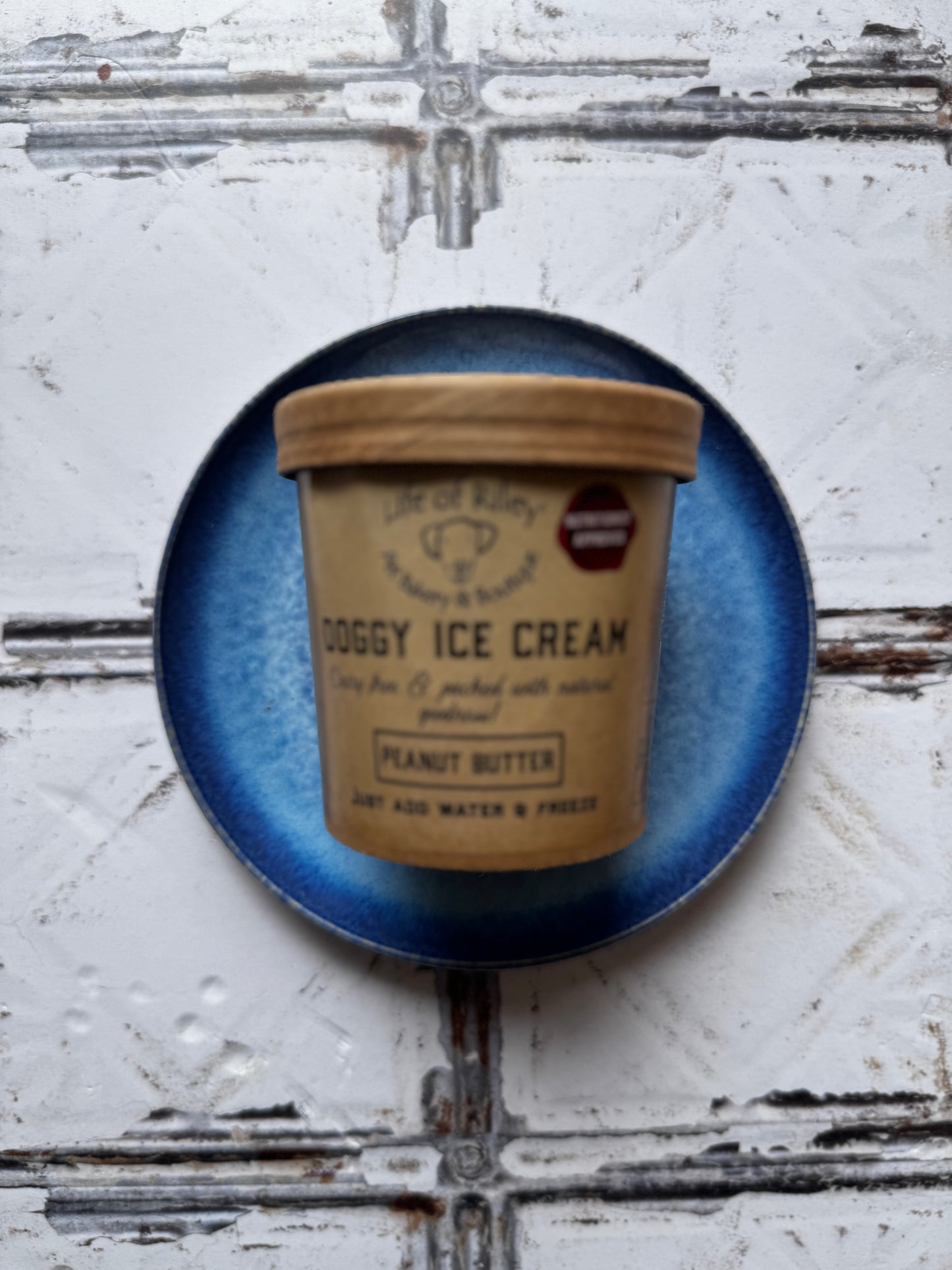 Life Of Riley Doggy Ice Cream Kit - Peanut Butter