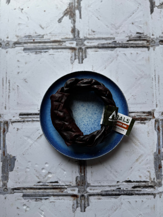 Camel Collagen Braided Ring