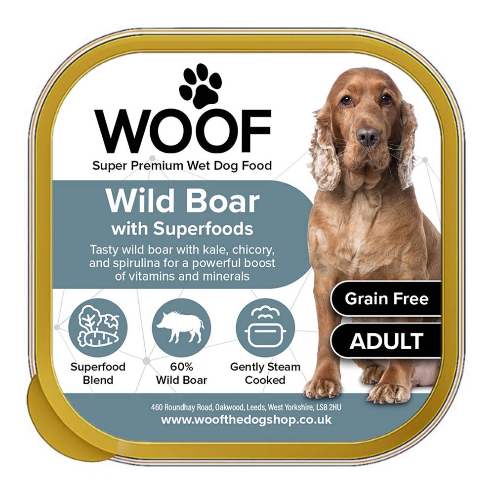 Woof Super Premium Wet Food Tray - various flavours