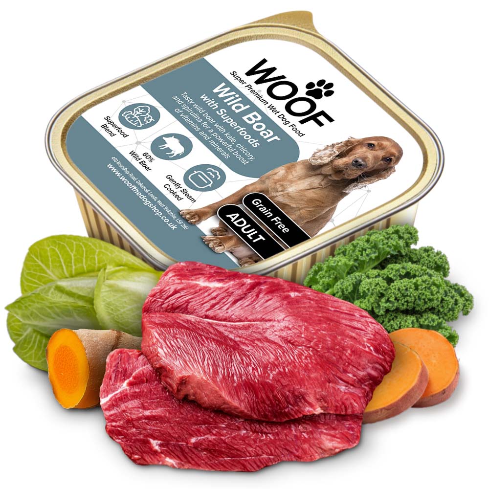 Woof Super Premium Wet Food Tray - various flavours