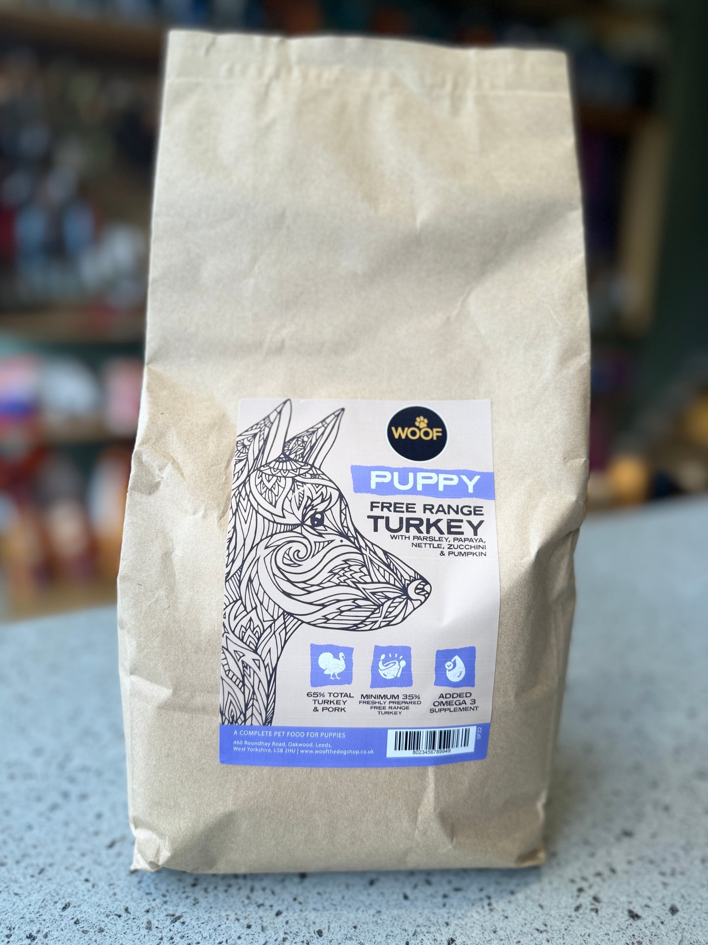 WOOF SUPERFOOD Complete Food for Puppies - Turkey