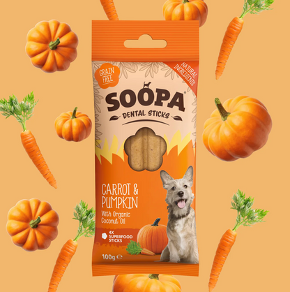 Soopa Dental Sticks 100g Various Flavours