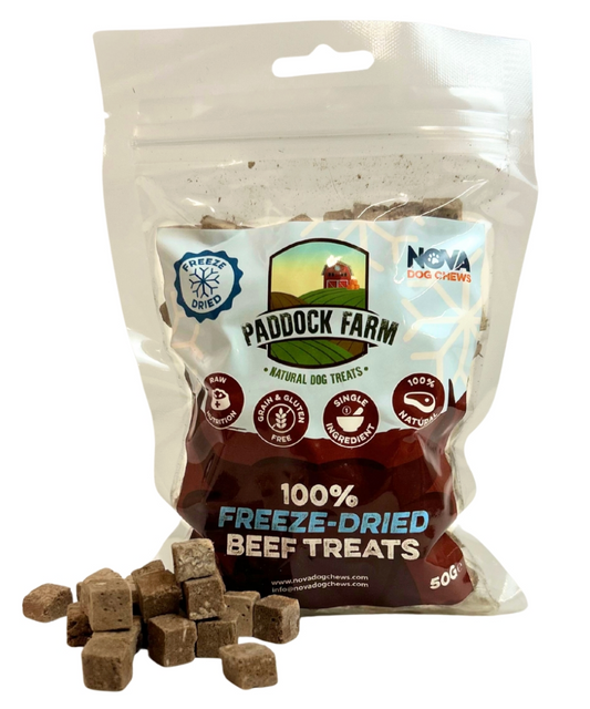 Paddock Farm Freeze Dried Beef Treats 50g
