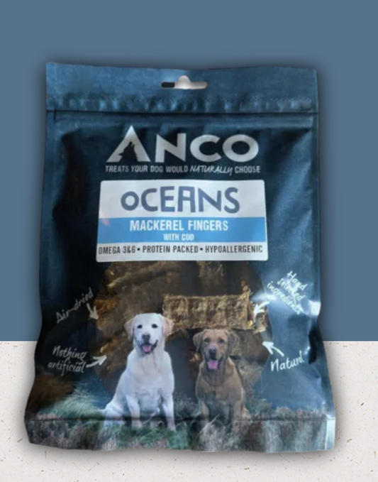 Anco Oceans Mackerel Fingers with Cod 100g