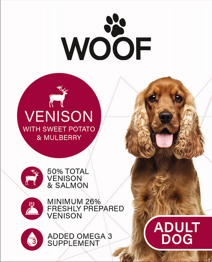 WOOF Grain Free Complete Food for Adult Dogs - Venison