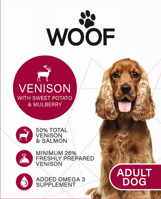 WOOF Grain Free Complete Food for Adult Dogs - Venison