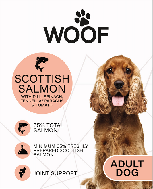 WOOF Dry Food for Adult Dogs - Scottish Salmon