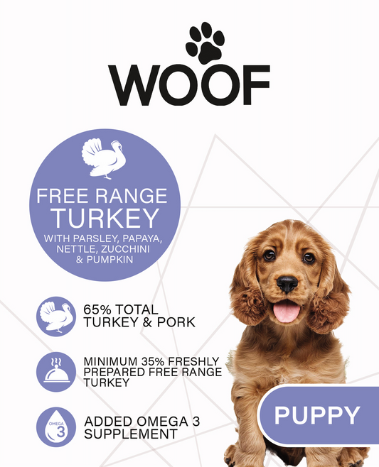 WOOF SUPERFOOD Complete Food for Puppies - Turkey