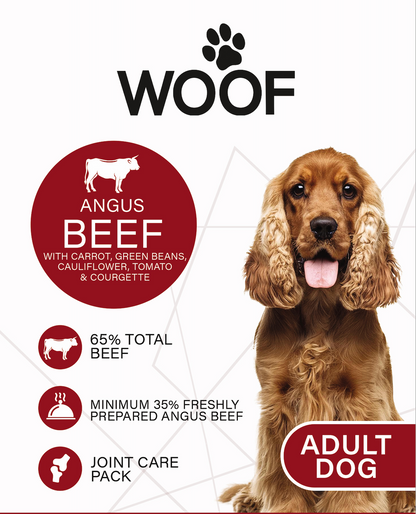 WOOF Superfood Complete Food for Puppies - Angus Beef