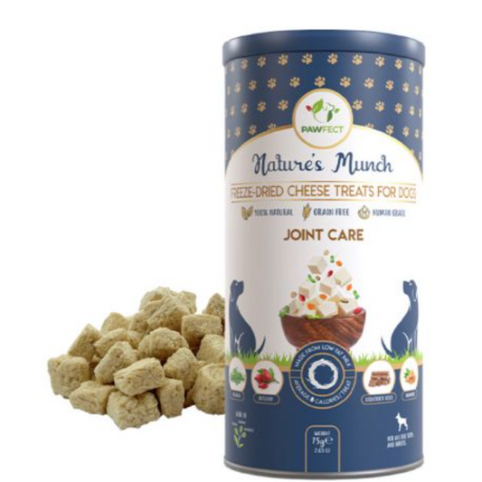 Pawfect Nature's Munch Freeze-Dried Cheese - Joint Care - 75g