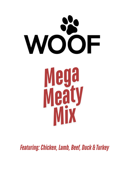 Woof Dry Dog Food Mega Meaty Mix - 6kg Subscription Only