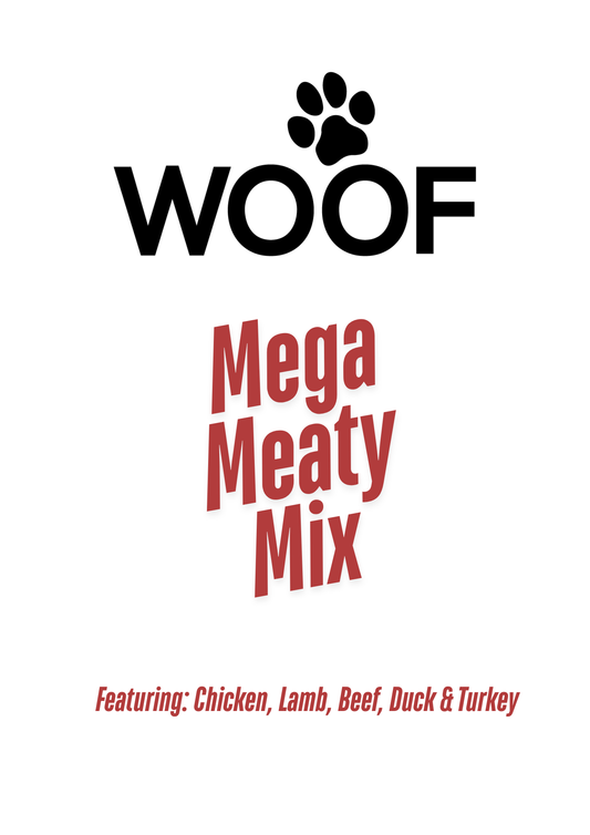 Woof Dry Dog Food Mega Meaty Mix - 6kg Subscription Only